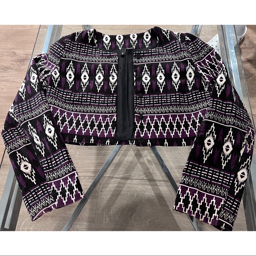 Tribal Cropped Jacket